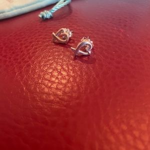 Tiffany & Co. Paloma Picasso Loving Heart Earrings comes with box and dust bag
